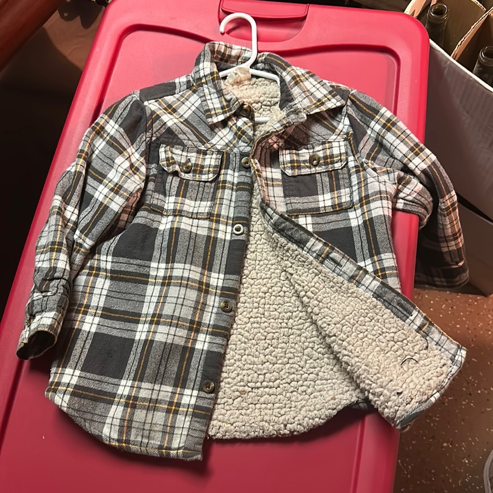 Crazy 8 boys plaid coat